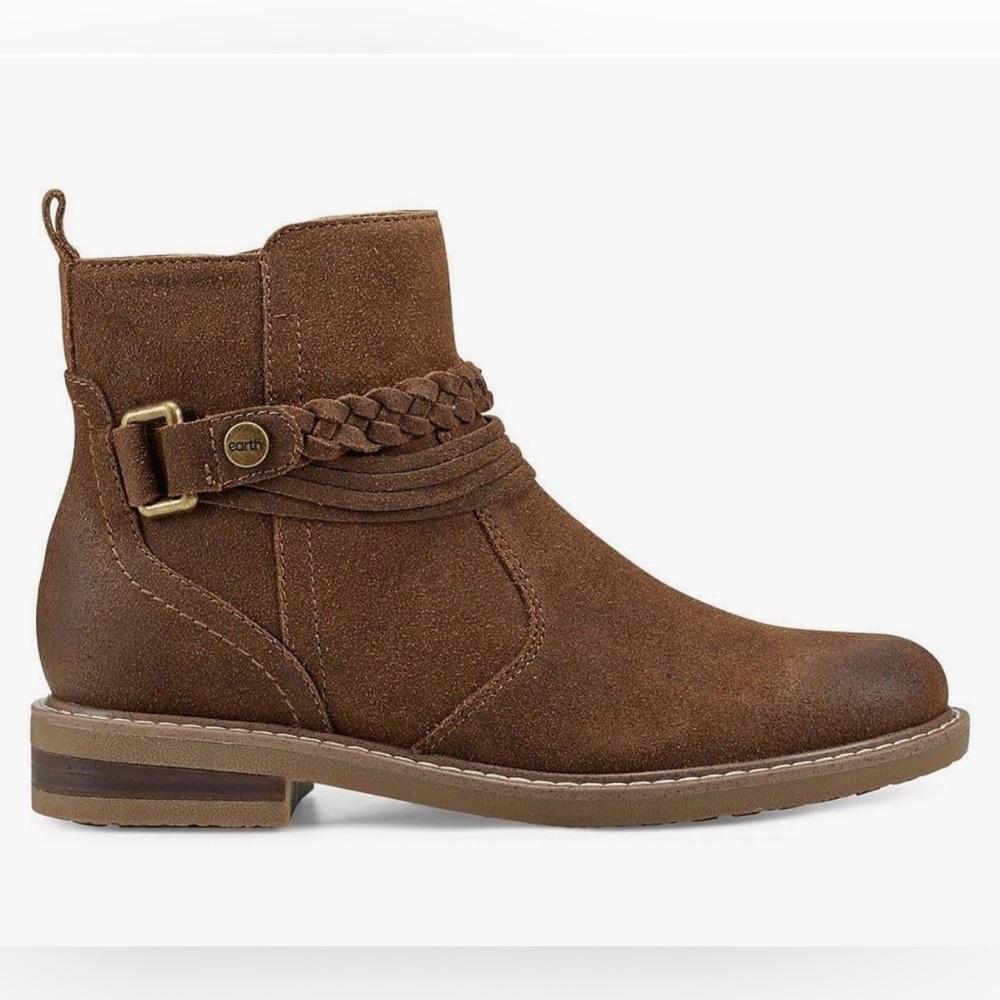Earth Women's Jeno Ankle Leather Boots New Size 9.5 M